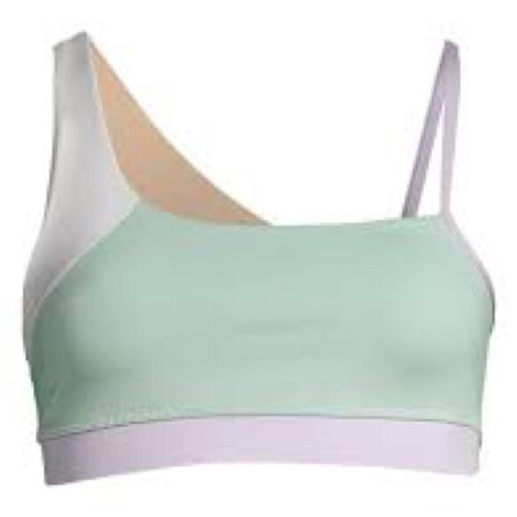 kate spade new york Colorblock Spliced one shoulder Sports Bra NWT $88 XS - Picture 2 of 11